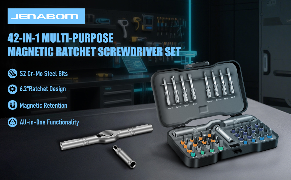 42 in 1 Ratchet Screwdriver Set