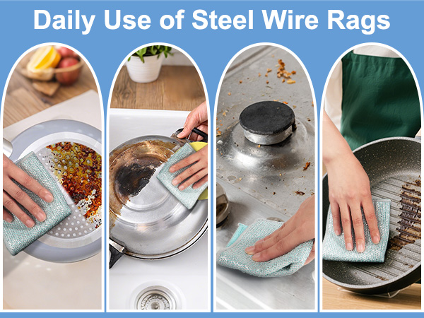 wire scrubber for dishes