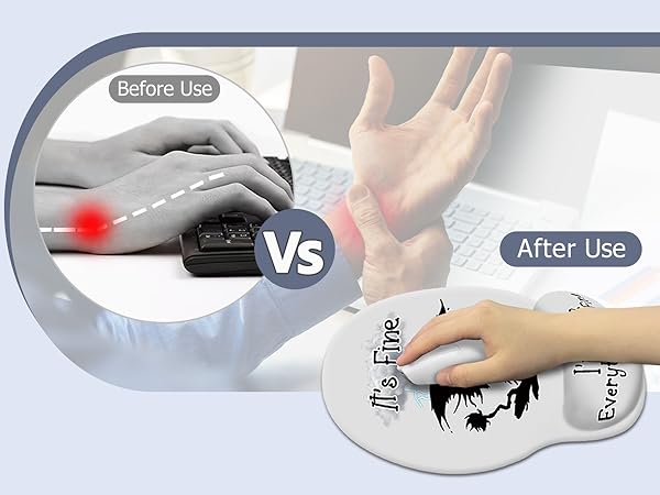 Mouse Pad with Wrist Rest