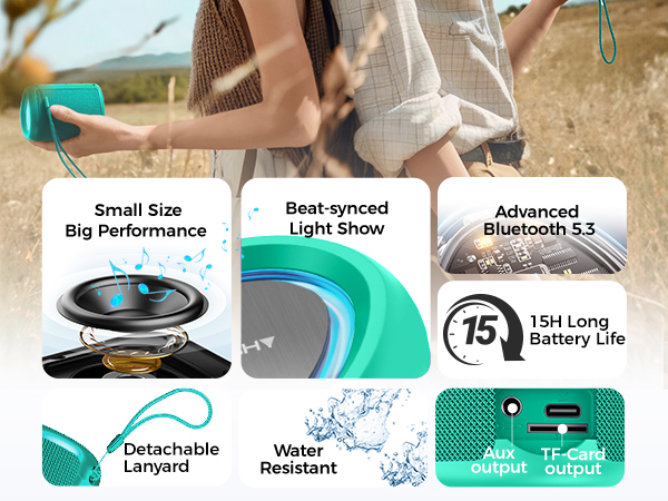 teal bluetooth speaker