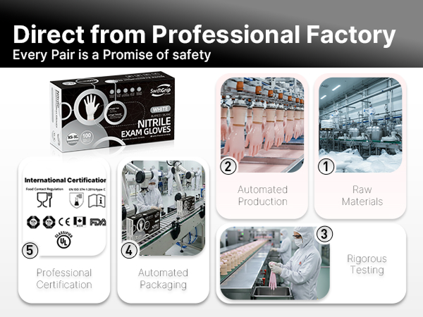 Disposable Nitrile Exam Gloves