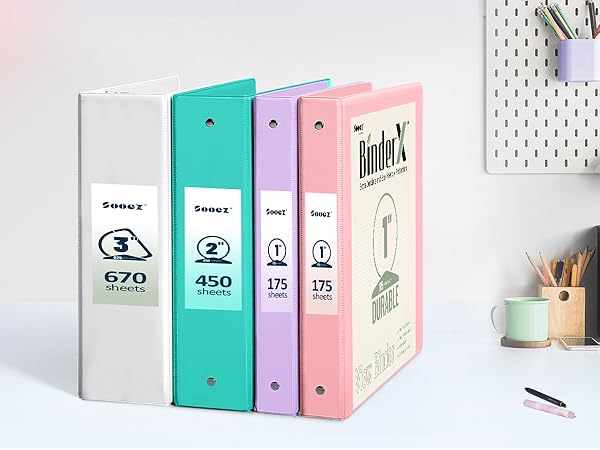 1 inch binders