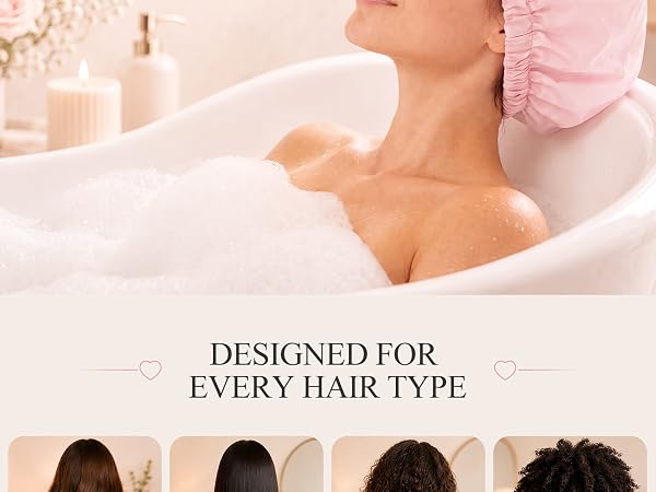 shower cap for long hair