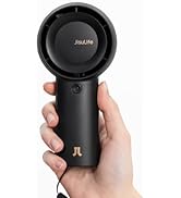 JISULIFE Portable Handheld Turbo Fan [18H Max Cooling Time], 6000mAh USB Rechargeable Personal Ba...
