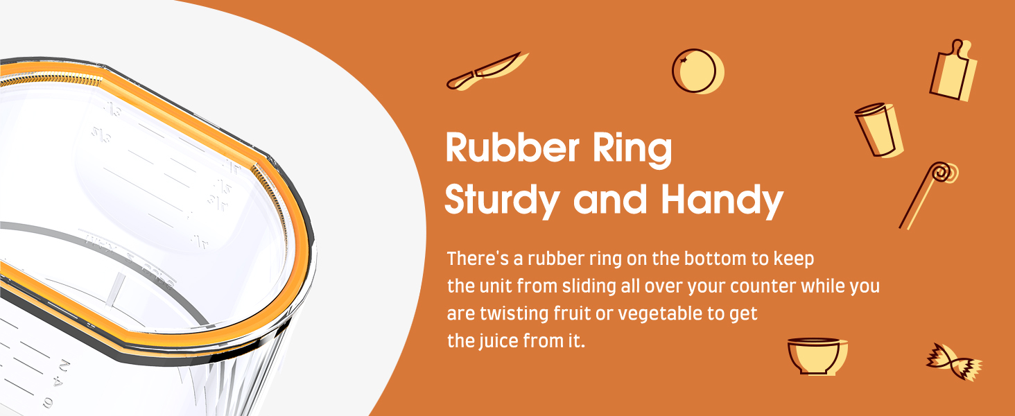 Citrus Juicer 4-in-1 Manual Juicer