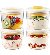 oats containers with lids