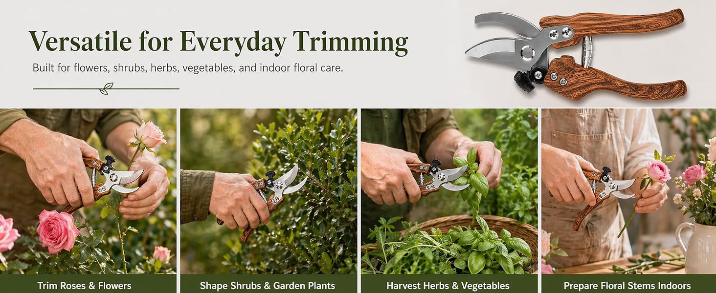 pruning shears for gardening