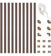 Delamu 157in Cord Covers for Wires on Wall, One-Cord Cord Hider, TV Cord Hider for Wall Mounted T...