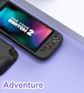 MoKo Steering Wheel for Nintendo Switch 2 JoyCons, Racing Switch 2 Steering Wheels for Mario Kart...