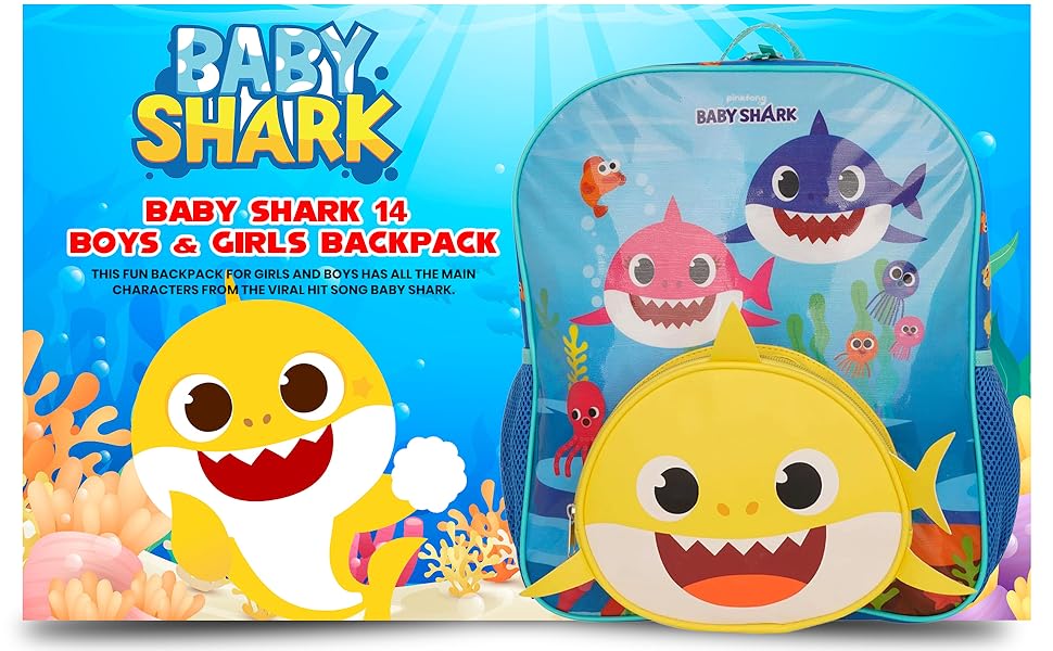 Baby shark backpack