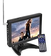 Acogedor Car TV, 10 inch 1080P HDMI Portable Smart TV, ATSC Car Digital TV, Stereo High Sensitivi...