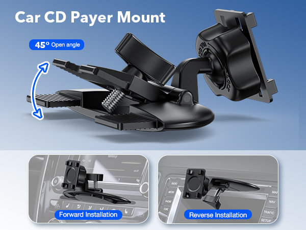 CD Slot Mount for Carplay Screen