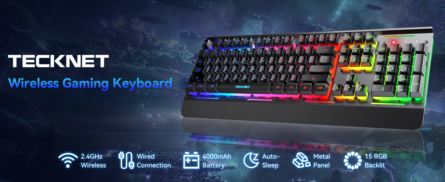wireless gaming keyboard