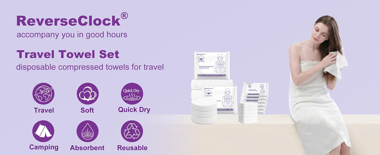 Disposable Compressed Towel for Travel