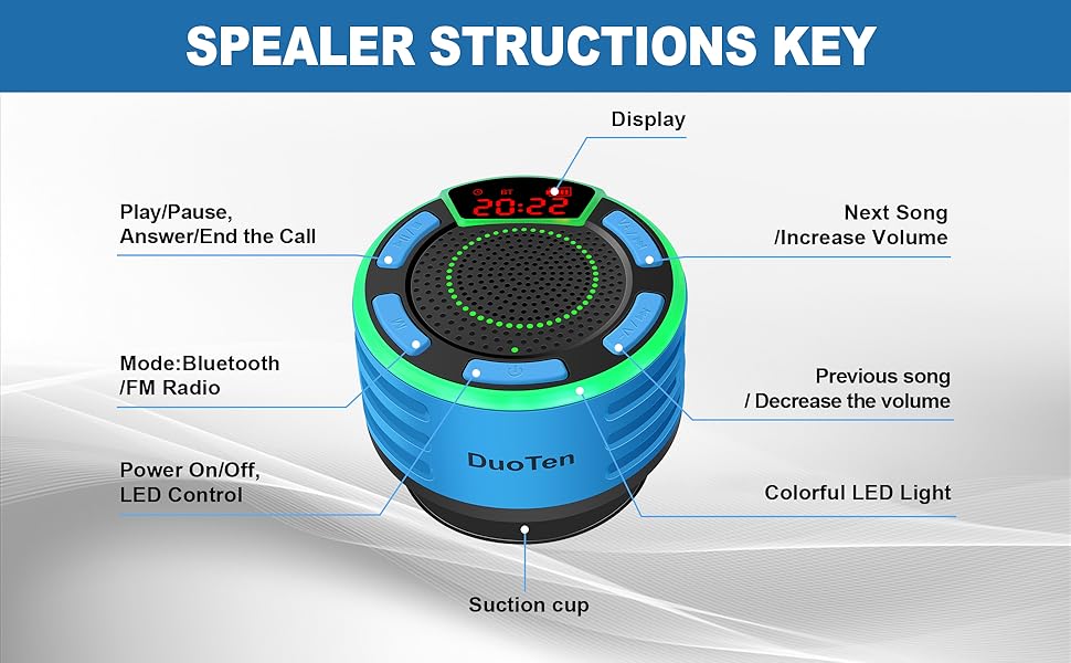 DuoTen Waterproof Speaker