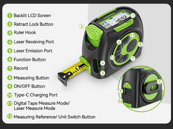 digital laser measure