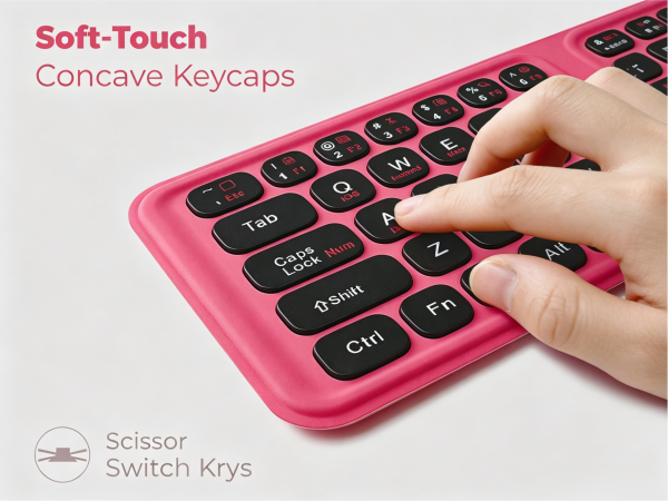 Soft-Touch Concave Keycaps