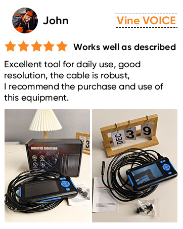 snake camera with light