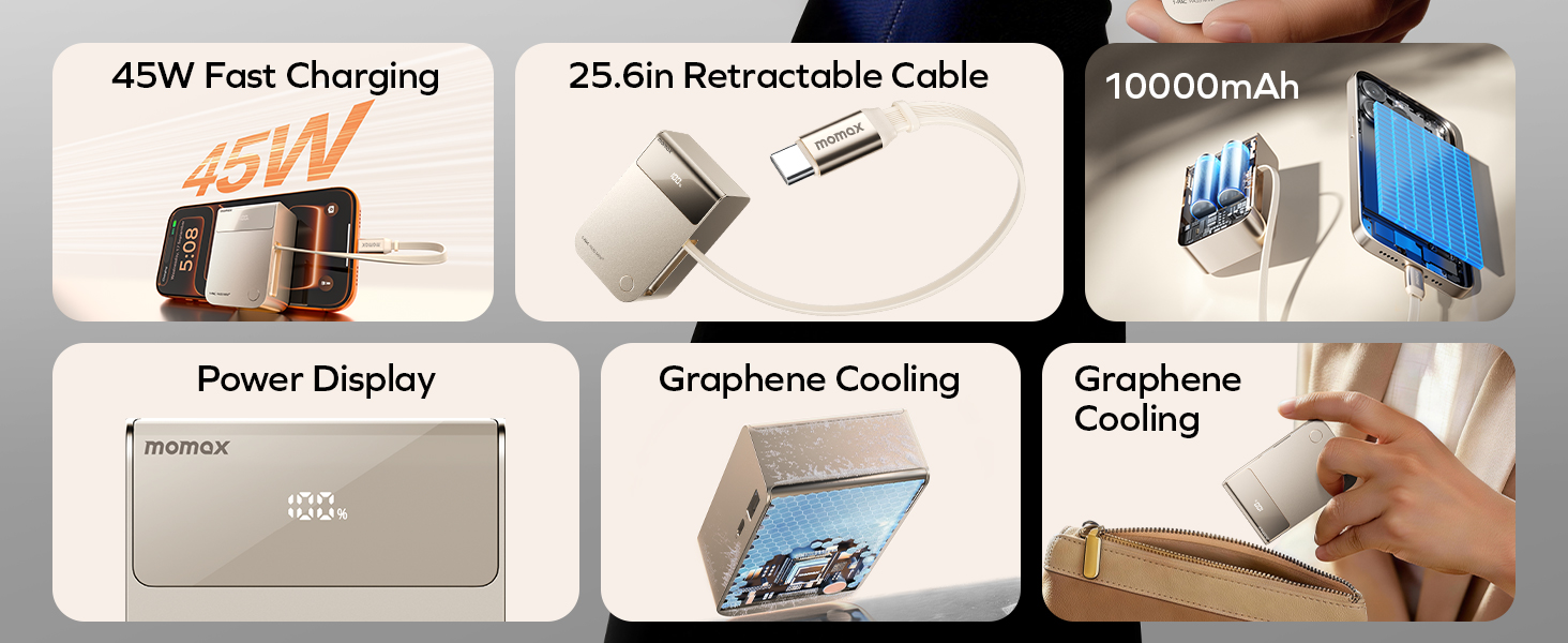 MOMAX Mini Portable Charger