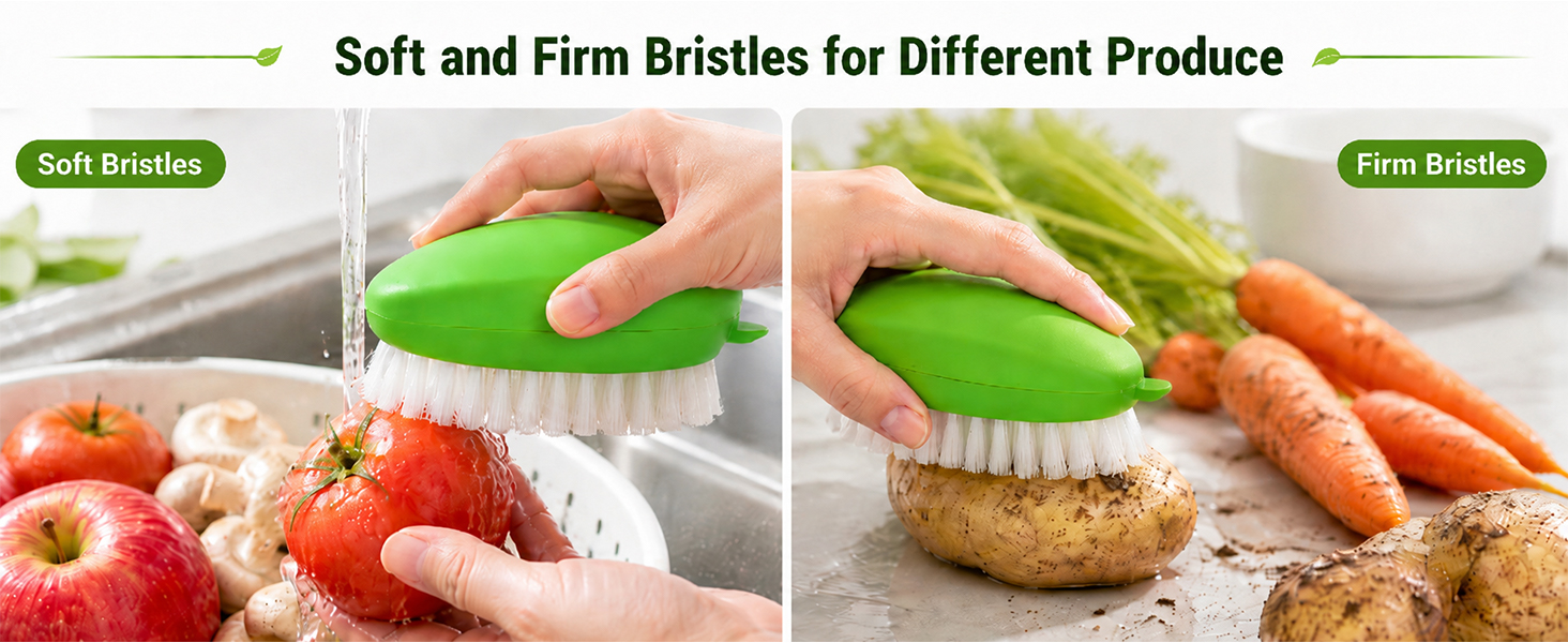 potato scrubber vegetable scrubber fruit and vegetable brush potato brush