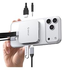 ORICO 10Gbps Magnetic M.2 Docking Station, 8-in-1 USB C HUB & M.2 2230 NVMe Enclosure with HDMI 4K@6...