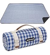 G GOOD GAIN Picnic Outdoor Blankets Waterproof Large - Beach Mat Sand Free Foldable with Carry St...