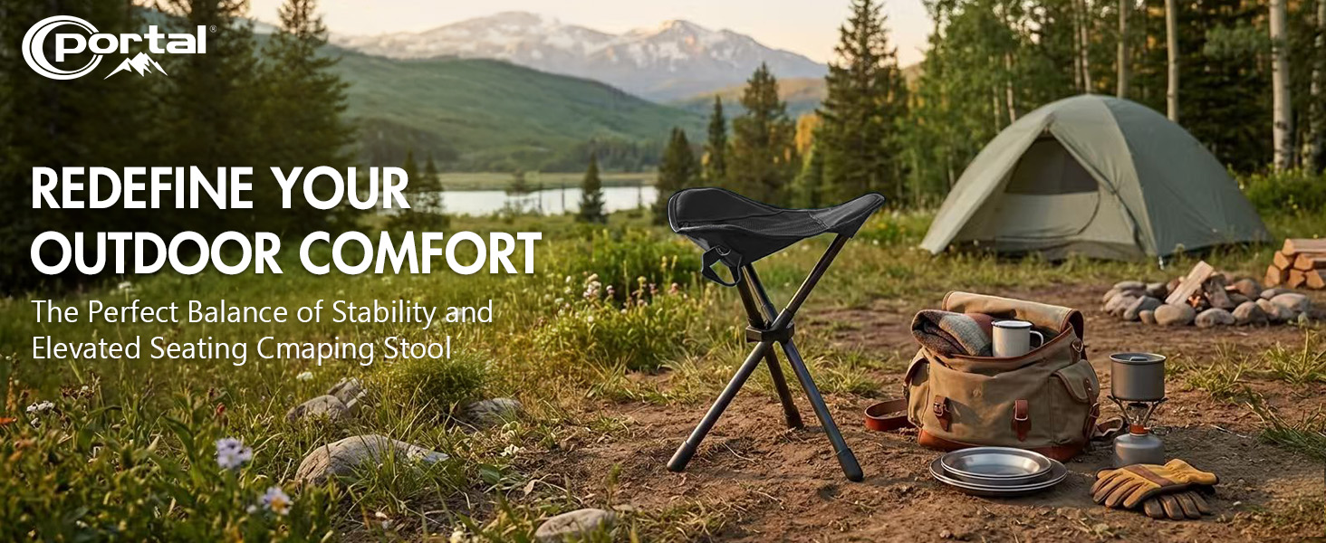 folding tripod stool
