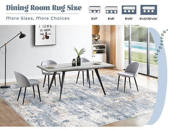 dining room rug sizes