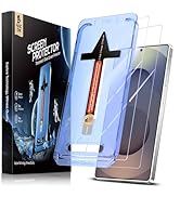 MAGIC JOHN 2 Pack for Samsung Galaxy S25 Ultra Tempered Glass Screen Protector, Bubble Free, Easy...