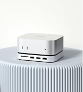 Satechi Mac mini M4 Hub &amp; Stand with NVMe SSD Enclosure, Mac mini M4 Dock with 2xUSB A Up to 10Gb...