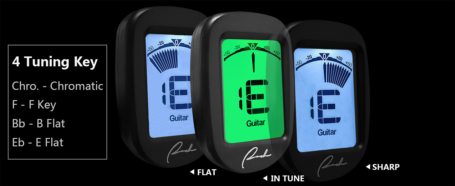 Ranch Guitar Tuner Clip On Professional tuner