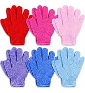 12 Pcs Exfoliating Gloves, Exfoliating Body Scrubber Exfoliator, Korean Exfoliating Mitt, Dead Sk...