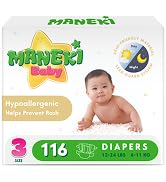 MANEKI Baby Diapers Size 3