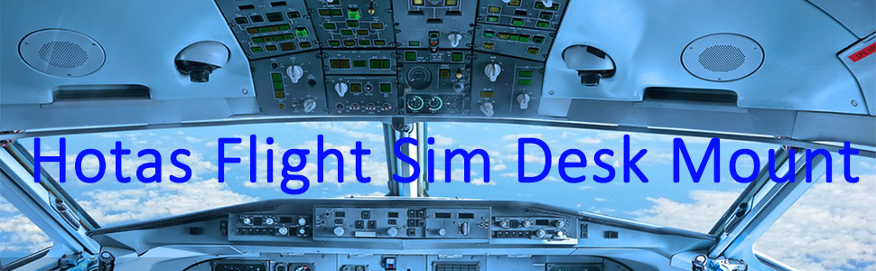 Hotas Flight Sim Desk Mount