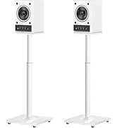ELIVED Universal Speaker Stands Height Adjustable 28"-37.4", Bookshelf Speaker Stand Pair for Sat...