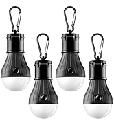 FLY2SKY Tent Lamp Portable LED Tent Lights 4 Packs Hook Hurricane Emergency Lights LED Camping Li...