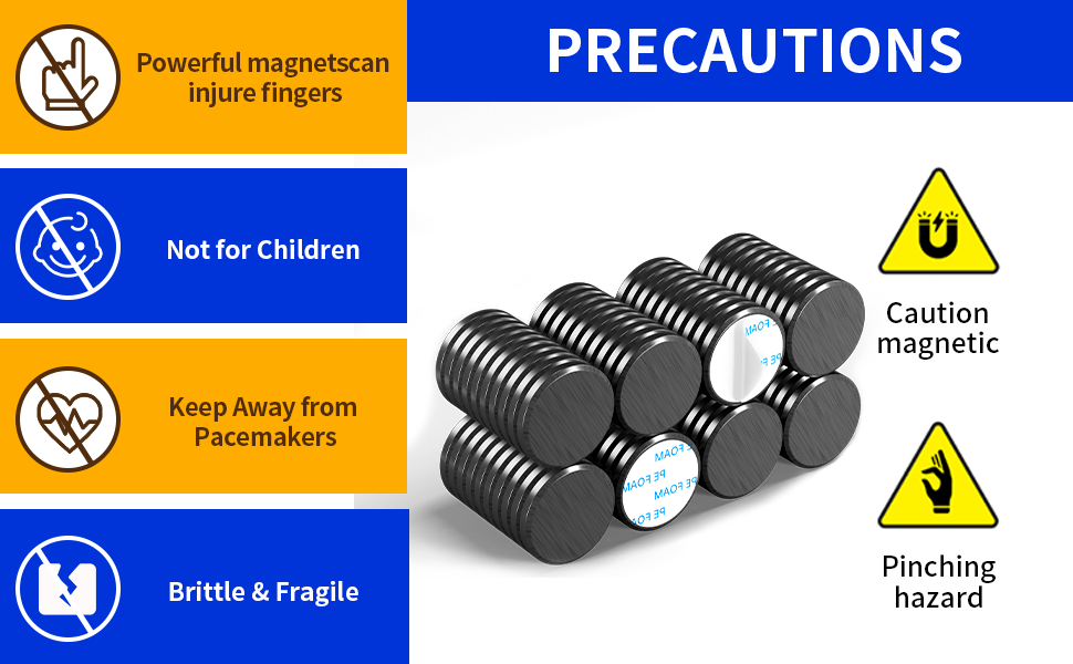 Ceramic refrigerator magnets