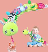 Infinno Baby Musical Stuffed Sensory Toys for Girls and Boys, Infant Soft Security Toys for Newbo...