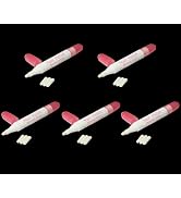 5Pcs Pink Nail Art Polish Corrector Pen for Women Remover Mistakes Cleaner Polish Remover Pen wit...