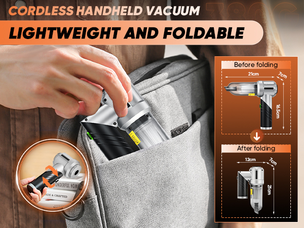 Handheld Vacuum Lightweight and Foldable
