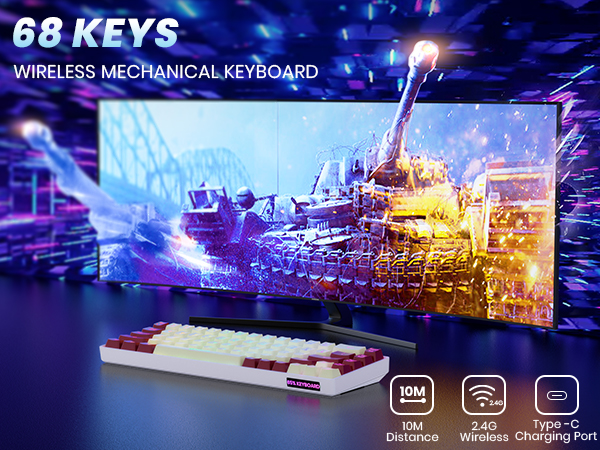 wireless gaming keyboard