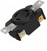 Yomiuwo L14-30R Receptacle Outlet, 30 Amp 125/250V L14-30R Twist Lock Socket/Outlet for Generator...