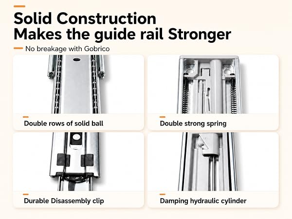 Gobrico SIde Mount Drawer Slides