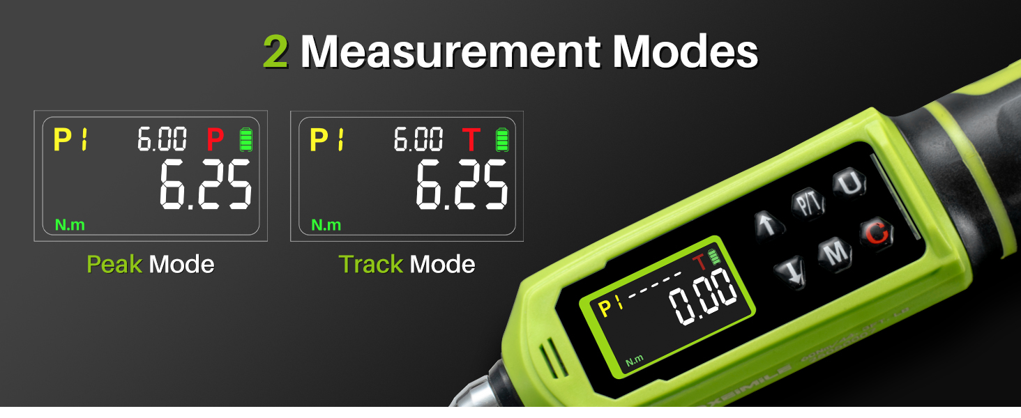 2 Measurement Modes of the Digital Torque Wrench