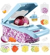 Vegetable Chopper, Pro Onion Chopper, Multifunctional 13 in 1 Food Chopper, Kitchen Vegetable Sli...