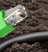 GEARit Cat6 Outdoor Ethernet Cable (100ft) 23AWG Pure Copper, FTP, LLDPE, Waterproof, Direct Buri...