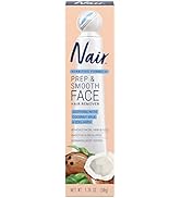 NAIR Exfoliating Facial Hair Removal Cream for Women - Smooth Skin Solution with Collagen for Sen...
