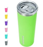 BJPKPK 20 oz Skinny Tumbler With Lid Insulated Travel Coffee Mug Stainless Steel Sublimation Wate...