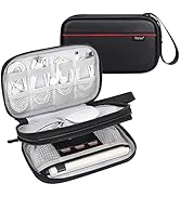 Skycase Electronic Organizer, [Cowhide Genuine Leather] Cable Organizer Travel Case,All-in-One El...