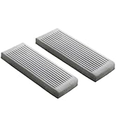 VEVOR Sponge Mop Replacement, 2-Piece, High Density Wider PU Sponge Mop Head Replacement with Hoo...